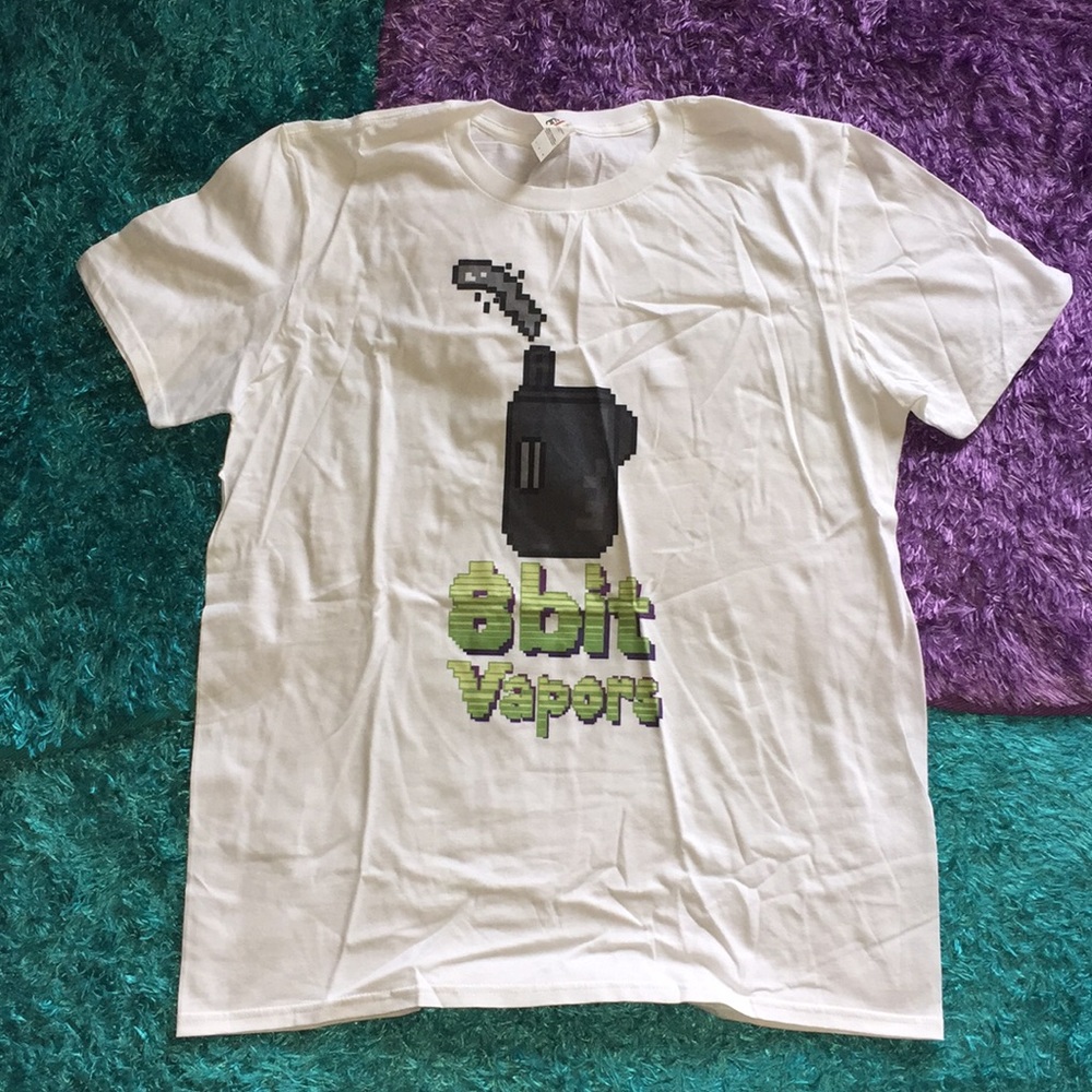 Liquid Armory white 8-bit shirt